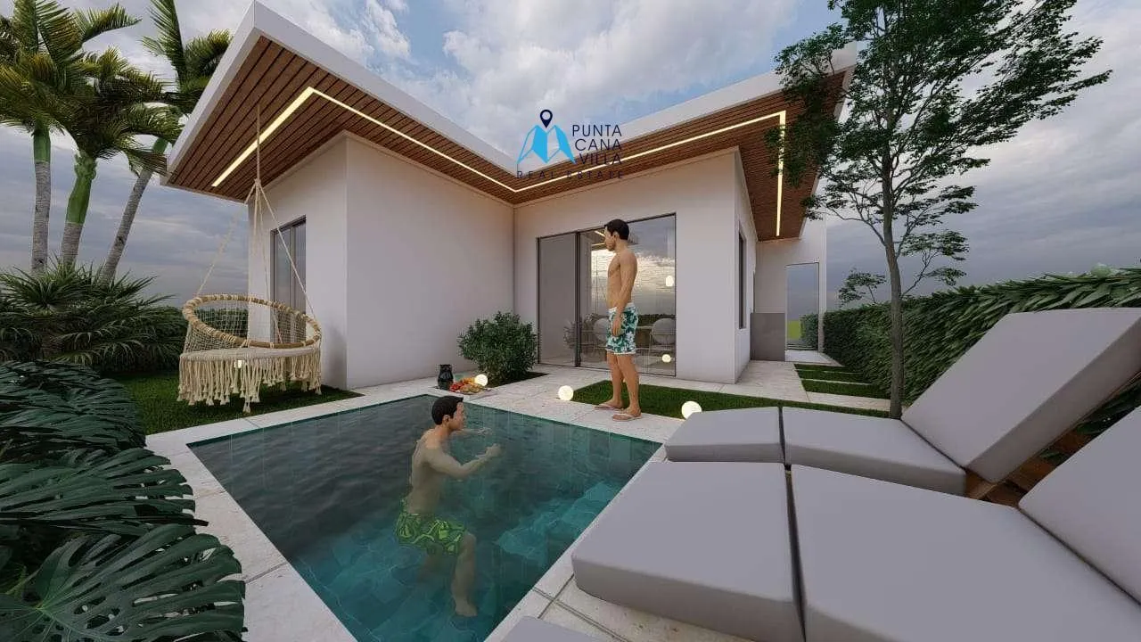 Las Palmeras Resipal: Two-Bedroom Villa for Sale in Punta Cana, Dominican Republic — photo 2