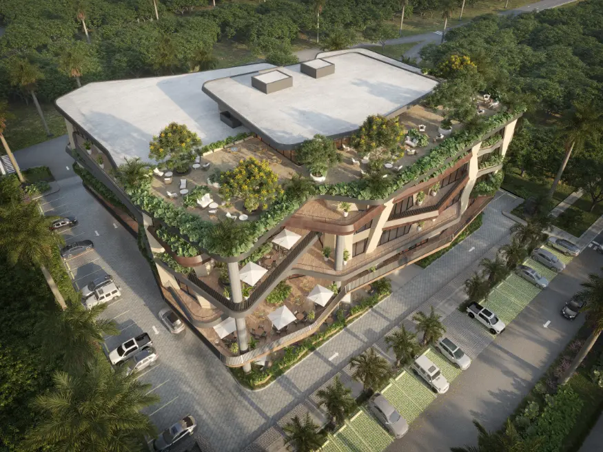 Level Business Center: Offices for Sale located on El Dorado Avenue, Cap Cana with Terrace — photo 2