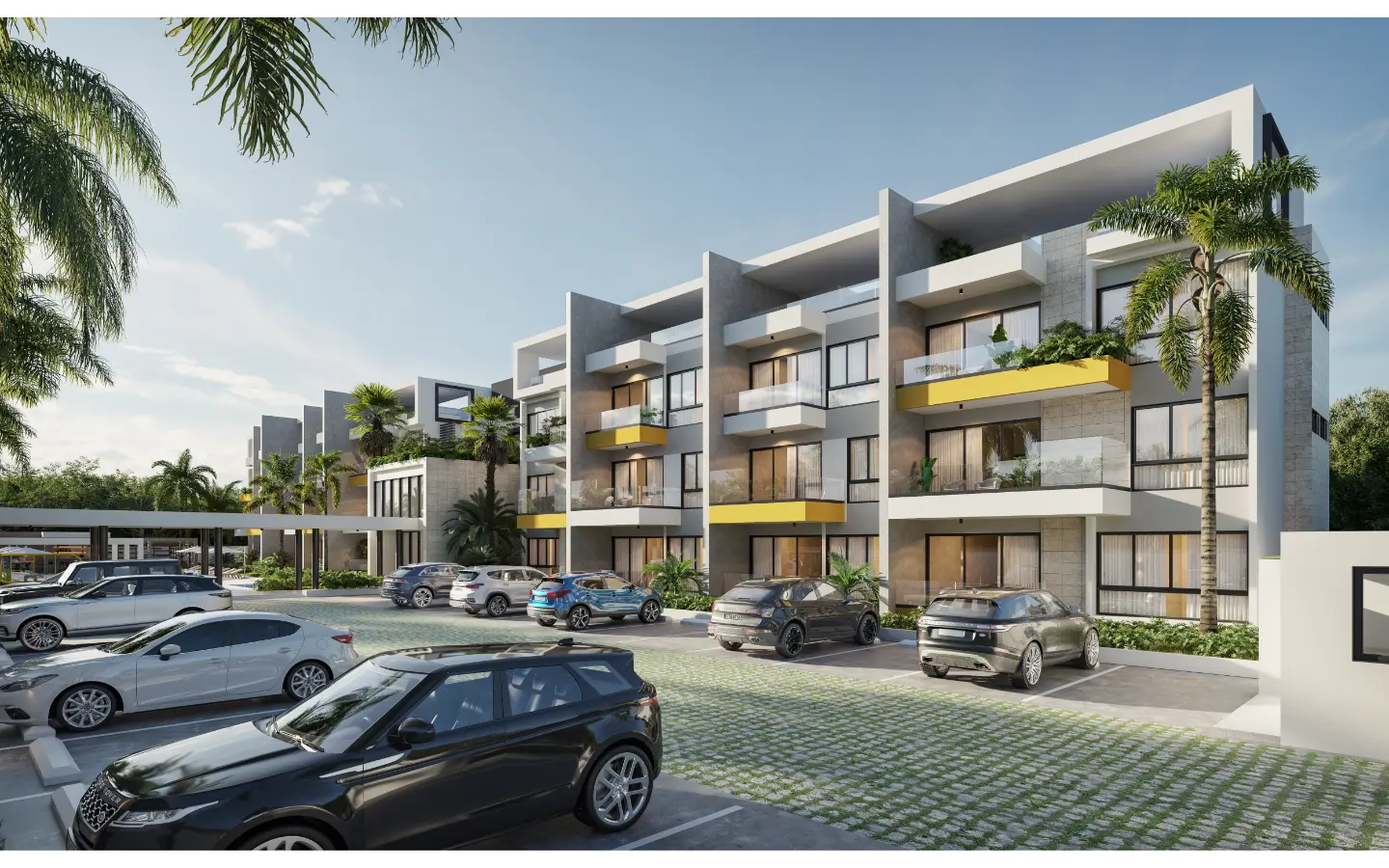 LM3 Residences, one-bedroom apartment for sale in Punta Cana with balcony — photo 1