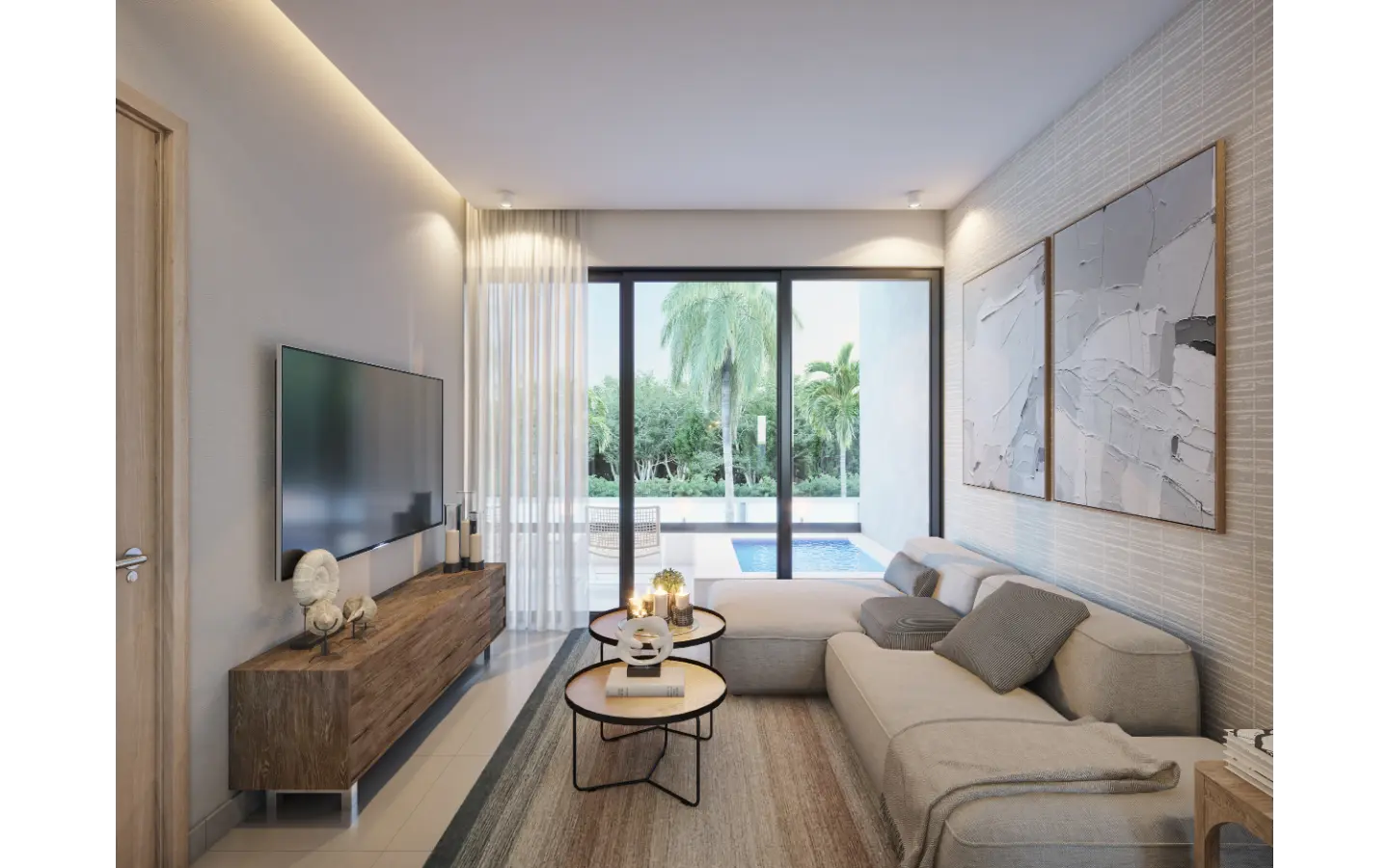 LM3 Residences, one-bedroom apartment for sale in Punta Cana with balcony — photo 5