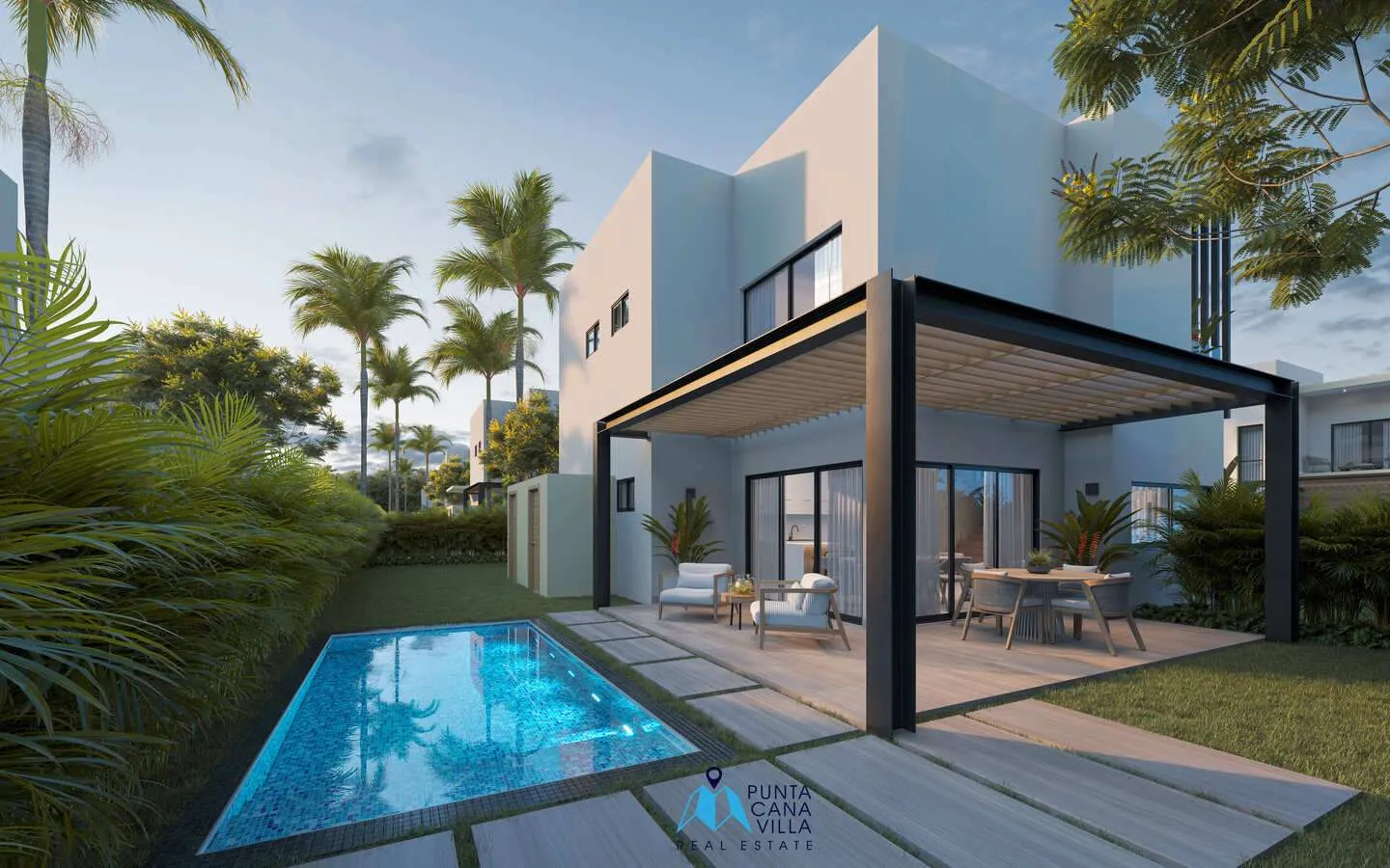 Lovely Three Bedroom Duplex Villa For Sale In Bavaro, Punta Cana Near Downtown — photo 10