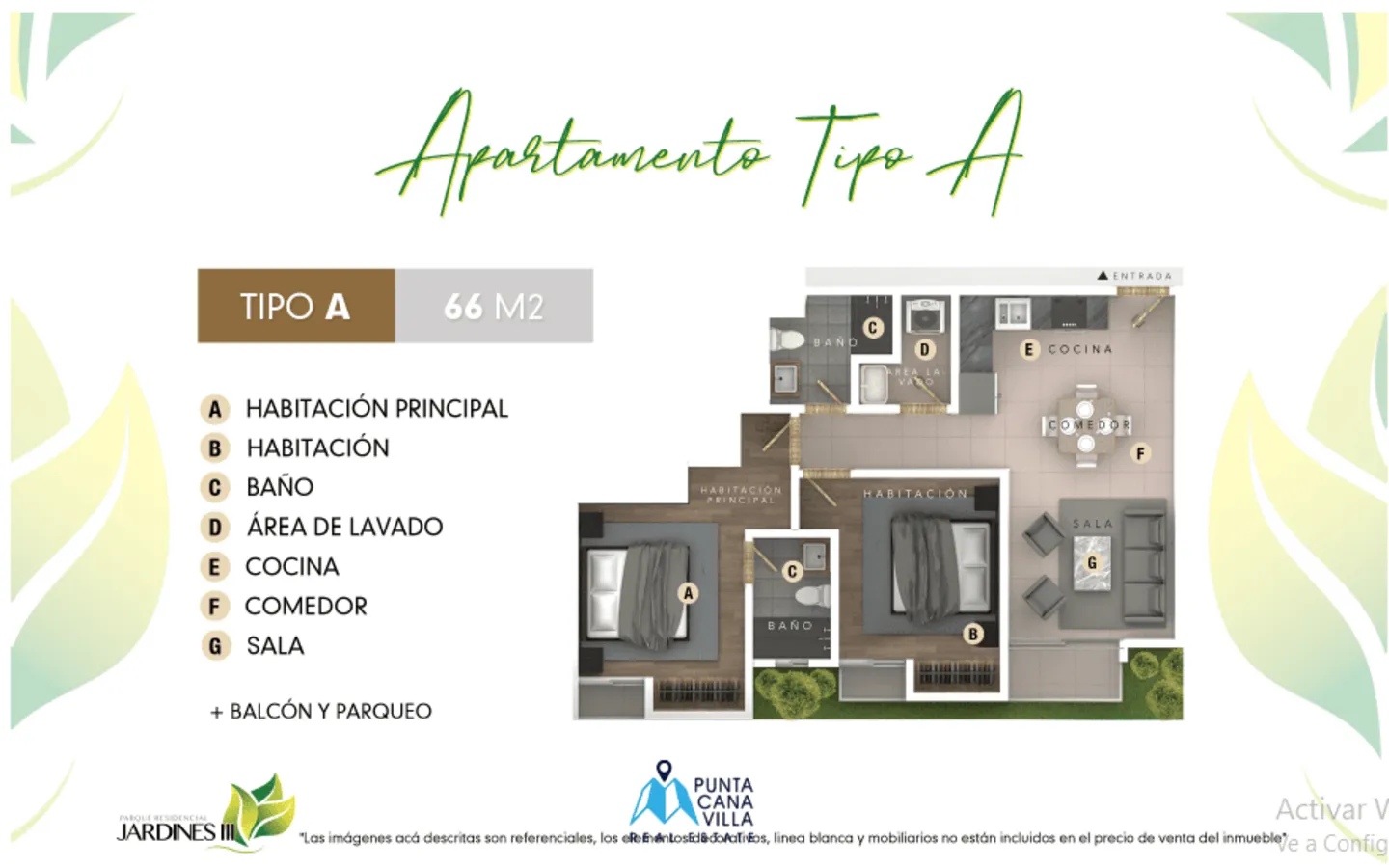 Lovely Two Bedroom Condo For Sale In Bavaro, Punta Cana With Elevators — photo 2