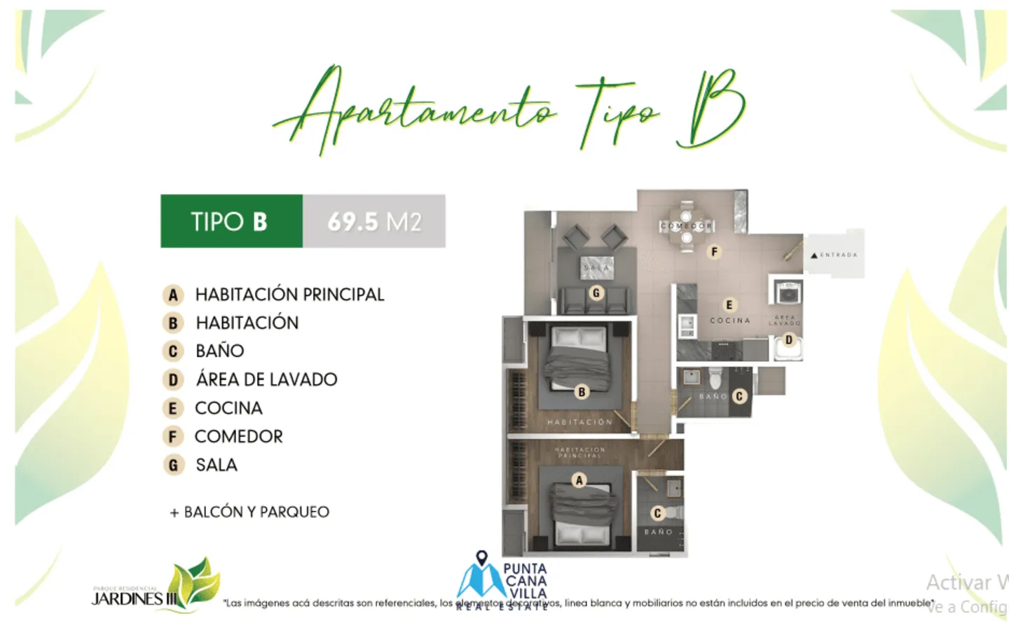 Lovely Two Bedroom Condo For Sale In Bavaro, Punta Cana With Elevators — photo 3