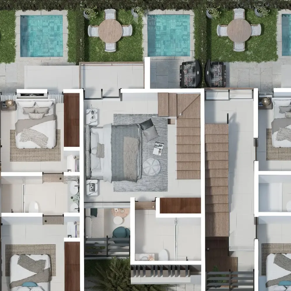 Luna Valentina 2 Bedroom Townhouse for Sale in Bavaro Punta Cana — photo 5