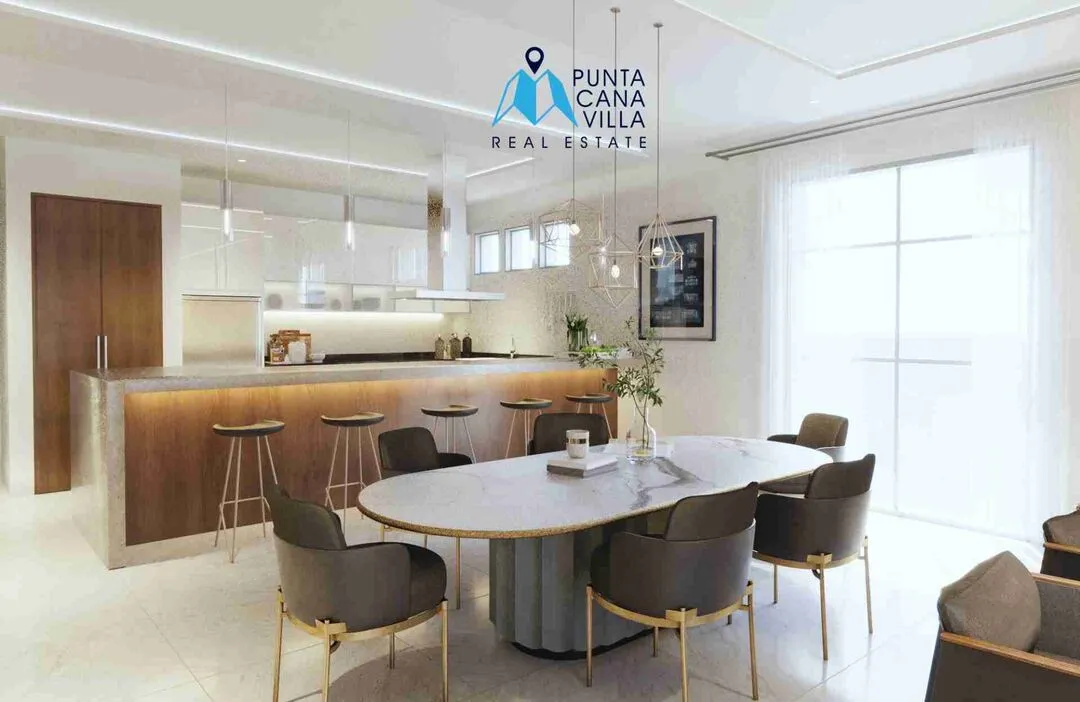 Luxurious 2 bedroom condo for sale in Cap Cana, Ciudad Las Canas, with pool — photo 9