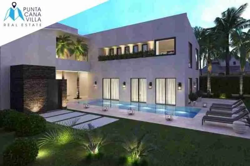 Punta Cana Village, Modern villa 4BR for sale. Beach and Pool — photo 1