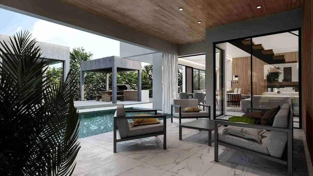 Luxury 3 Bedroom Punta Cana Villa for sale with pool, amazing finishes — photo 7