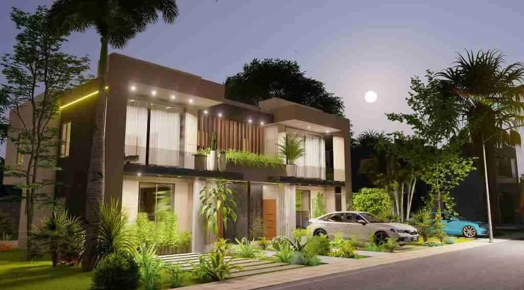 Luxury 3BR Punta Cana Townhouse for sale, pool. — photo 1