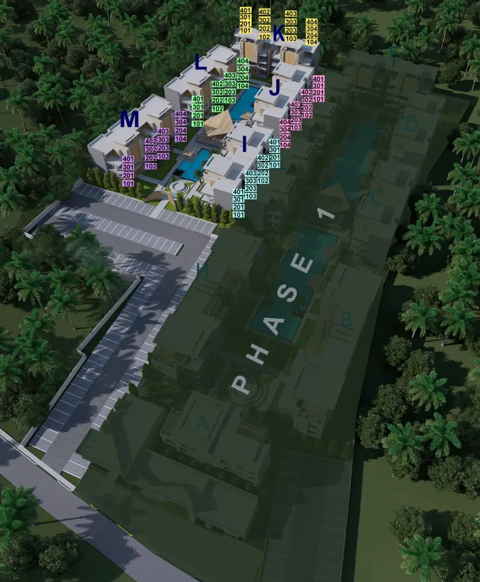 Maiya Hermosa: One Bedroom Condo for Sale in Los Corales, Punta Cana with Green Areas — photo 3