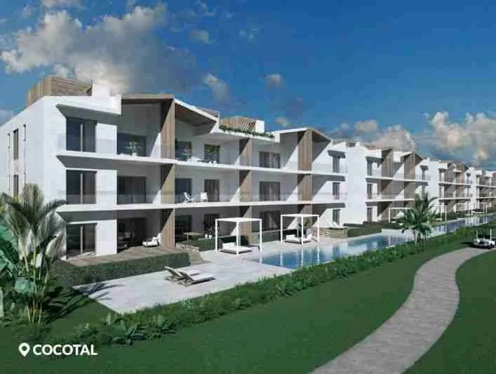 Modern two-bedroom condo for sale with pool and golf course views Punta Cana — photo 1