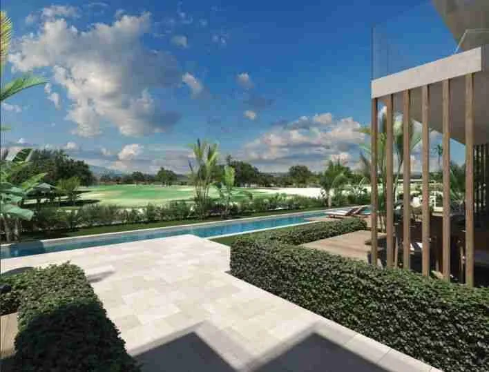 Modern two-bedroom condo for sale with pool and golf course views Punta Cana — photo 2