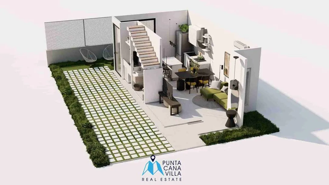 Modern Three Bedroom Villa For Sale In Brisas de Punta Cana, Bavaro, Punta Cana With Balcony — photo 2