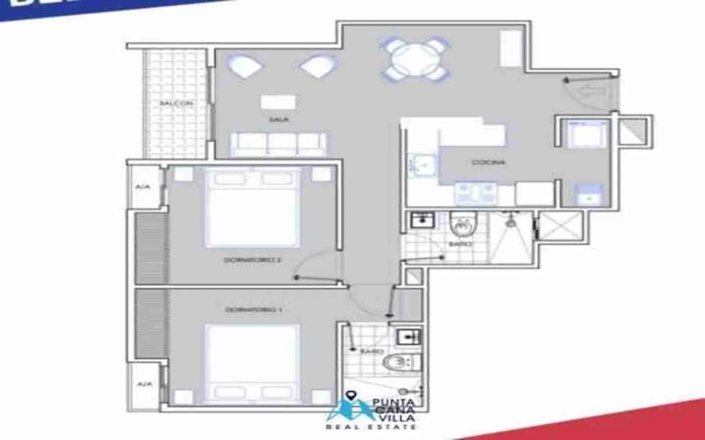 Modern Two Bedroom Condo For Sale In Bavaro, Punta Cana With Home Automation System — photo 3