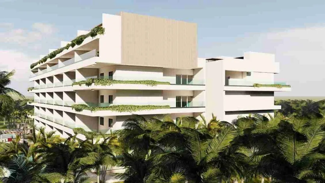 Modern two-bedroom condo for sale in Punta Cana with a jacuzzi and pool views. — photo 4