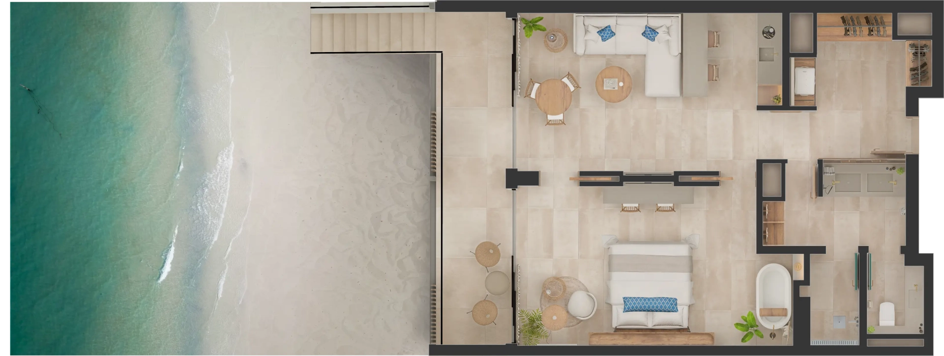 Oceana Boutique Hotel: One‑Bedroom Apartment with Bar and Terrace in Bavaro, Punta Cana — photo 5