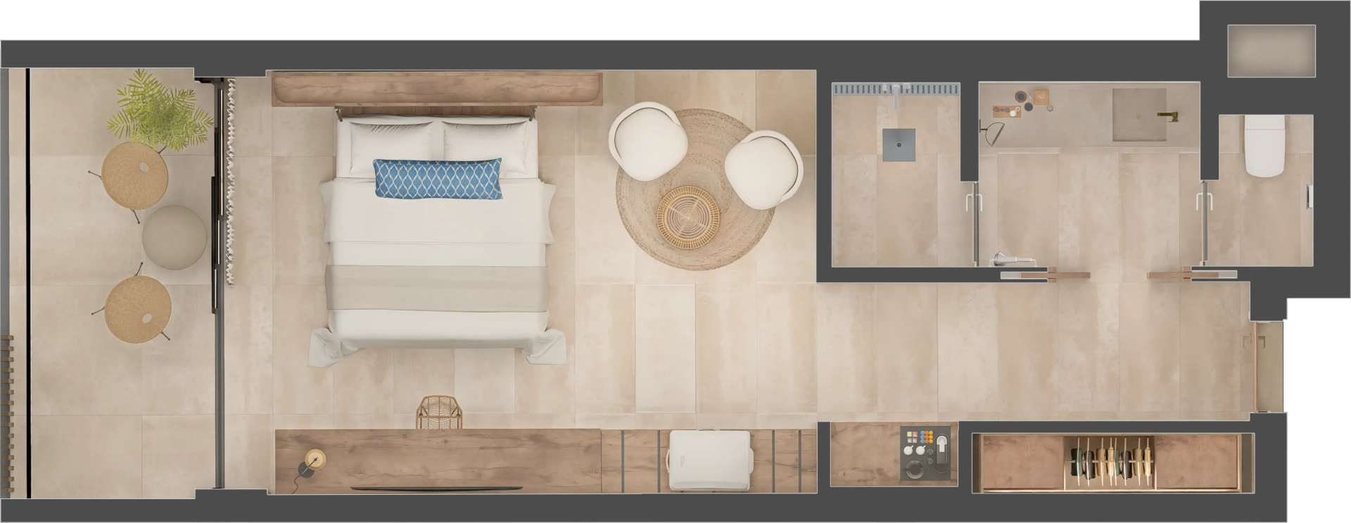 Oceana Boutique Hotel: One‑Bedroom Apartment with Bar and Terrace in Bavaro, Punta Cana — photo 6