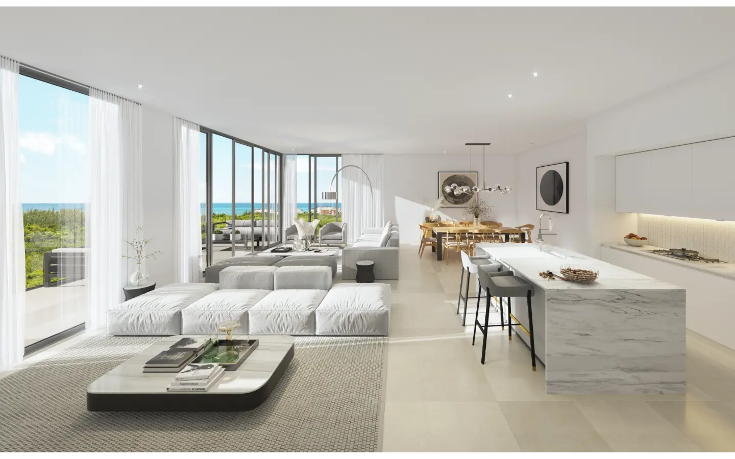 Olea Residences, Three-bedroom condo for sale in Cap Cana with Lake — photo 12