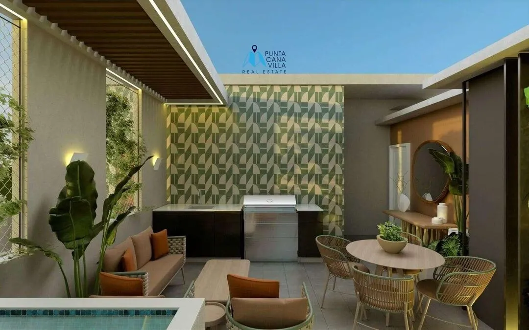 One bedroom penthouse condo for sale in Punta Cana with jacuzzi — photo 9