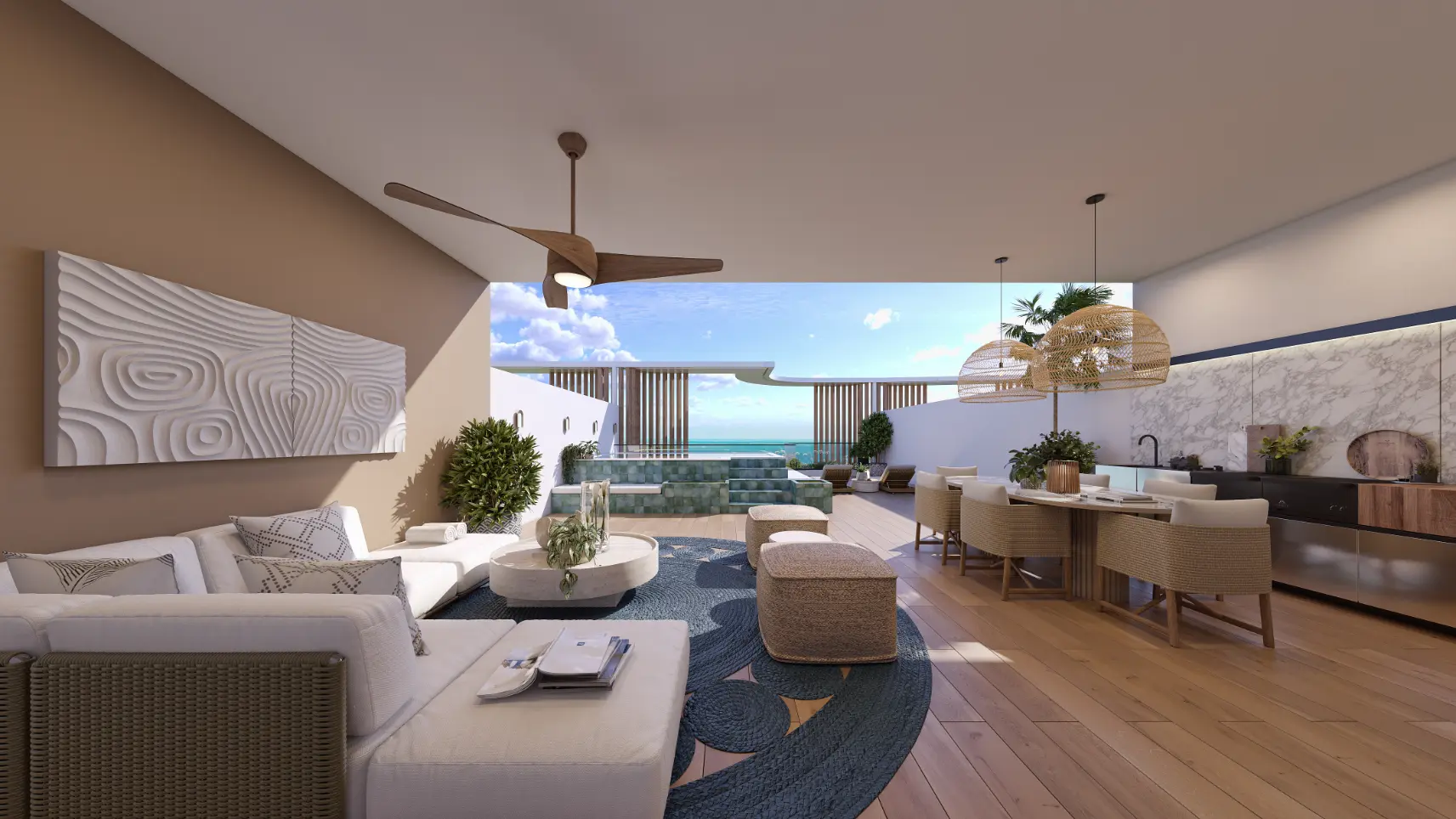 Palm Beach Residences, Two Bedroom Apartment For Sale In Cap Cana With Picuzzi — photo 5