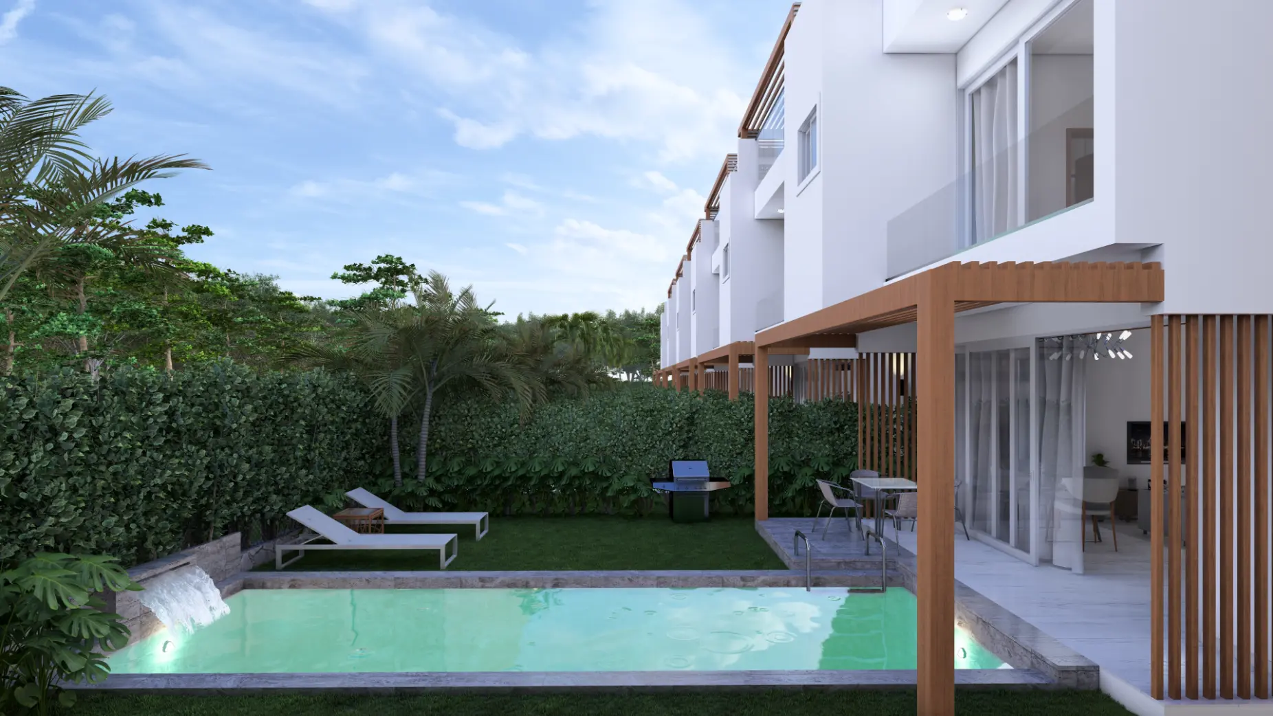 Villas Sole Mio: Two-Story 3-Bedroom Villa with Beach Shuttle to Macao Beach, Punta Cana — photo 12