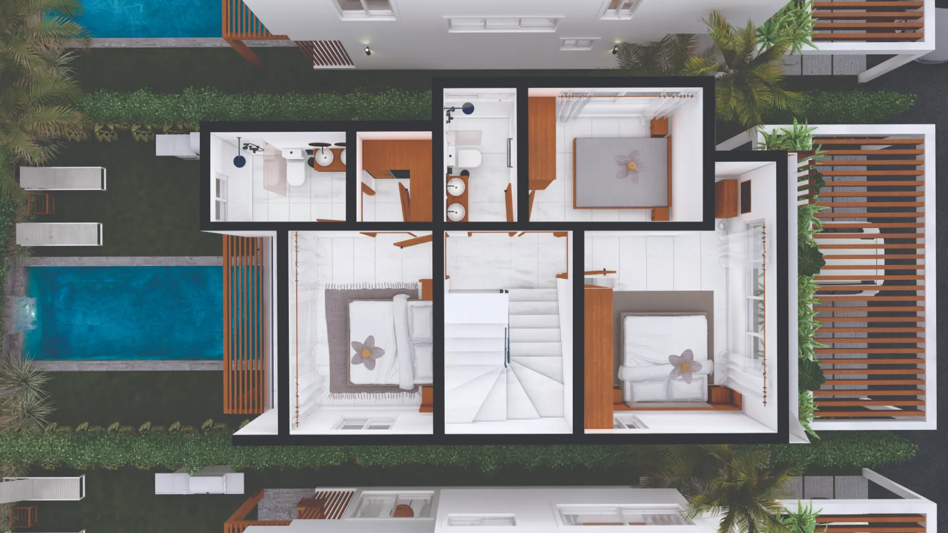 Villas Sole Mio: Two-Story 3-Bedroom Villa with Beach Shuttle to Macao Beach, Punta Cana — photo 4