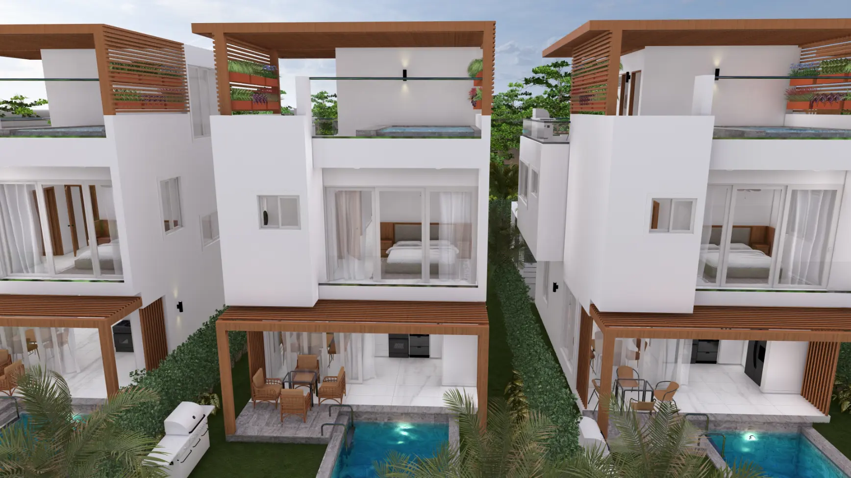 Villas Sole Mio: Two-Story 3-Bedroom Villa with Beach Shuttle to Macao Beach, Punta Cana — photo 7