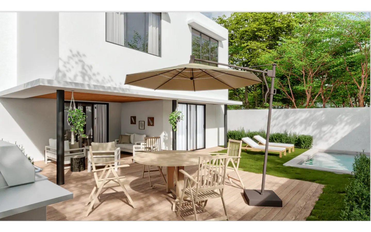 Palmarena Residences: Spacious Three-Bedroom Villa for Sale in Punta Cana with Lush Green Spaces — photo 11