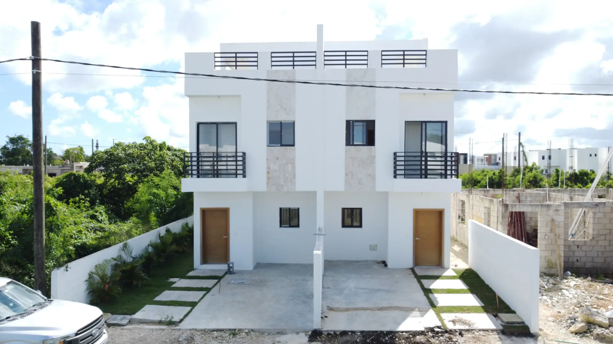 Modern Two Bedroom Townhouse with Private Pool and Rooftop in Peony Residences Bavaro Punta Cana — photo 1