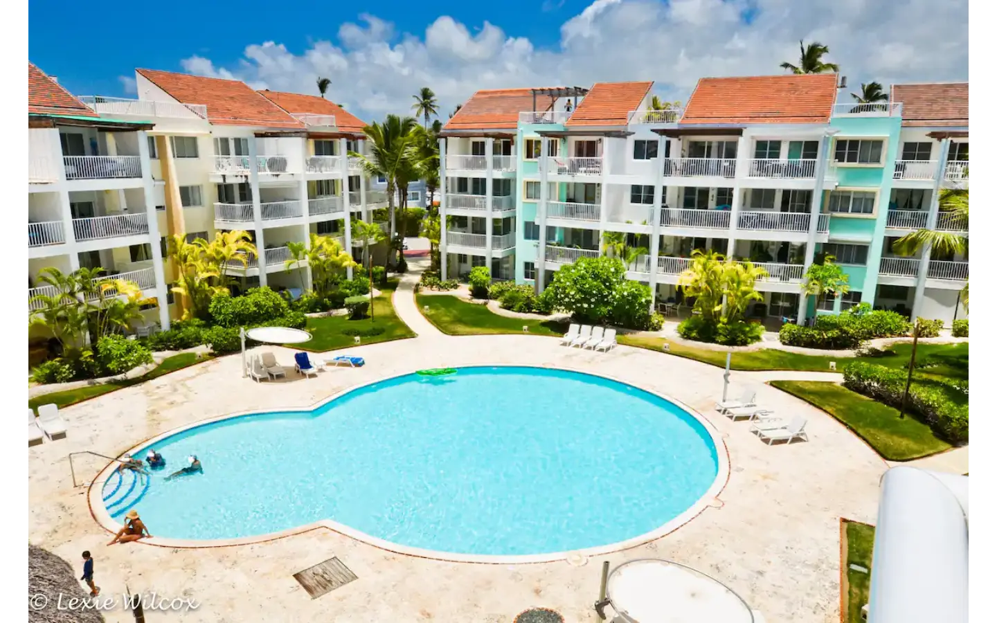 Playa Turquesa, beach-front two-bedroom condo for sale in Punta Cana