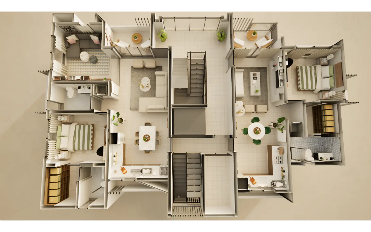 Modern 1-Bedroom Apartment for Sale at Por Do Sol Residences, Vista Cana, Punta Cana — photo 2