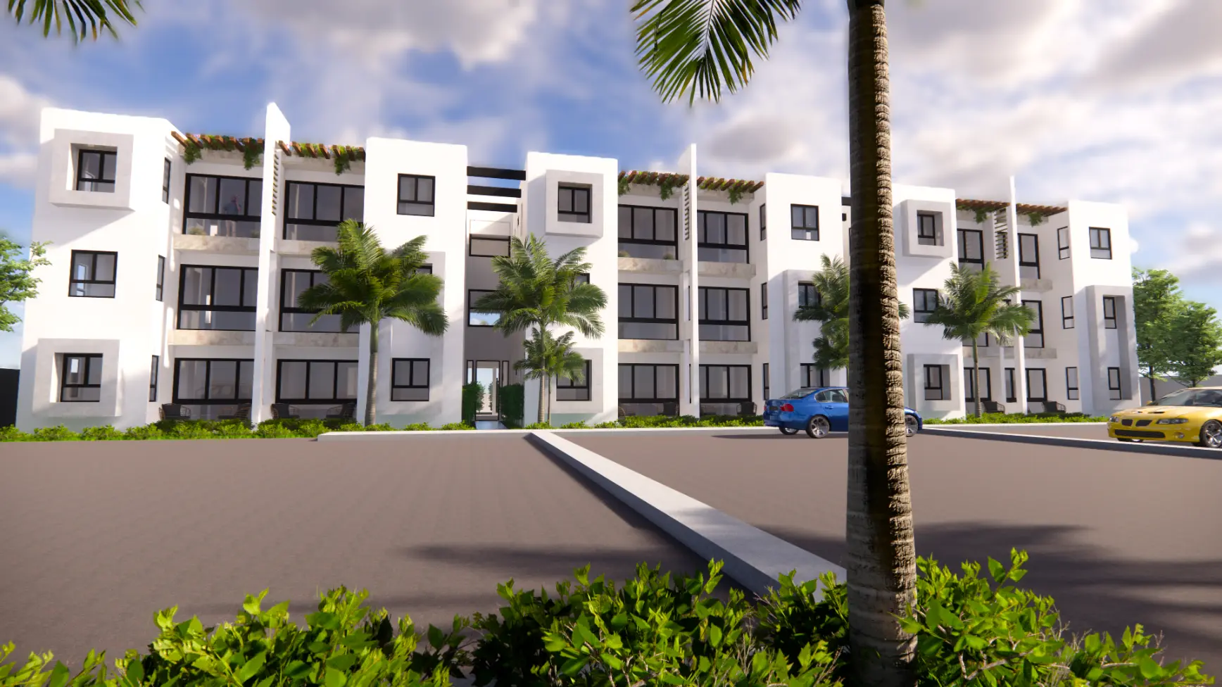 Punta Cana, three-bedroom apartment for sale with parking view — photo 1