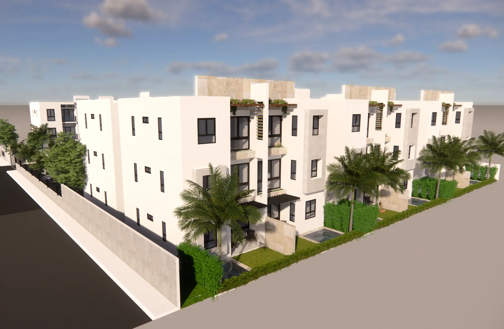Punta Cana, three-bedroom apartment for sale with parking view — photo 2