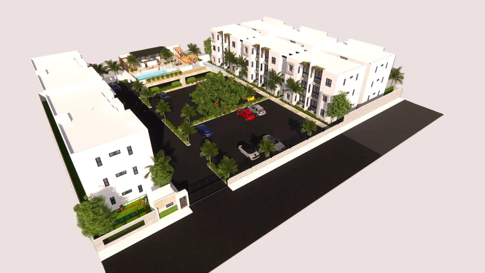 Punta Cana, three-bedroom apartment for sale with parking view — photo 3