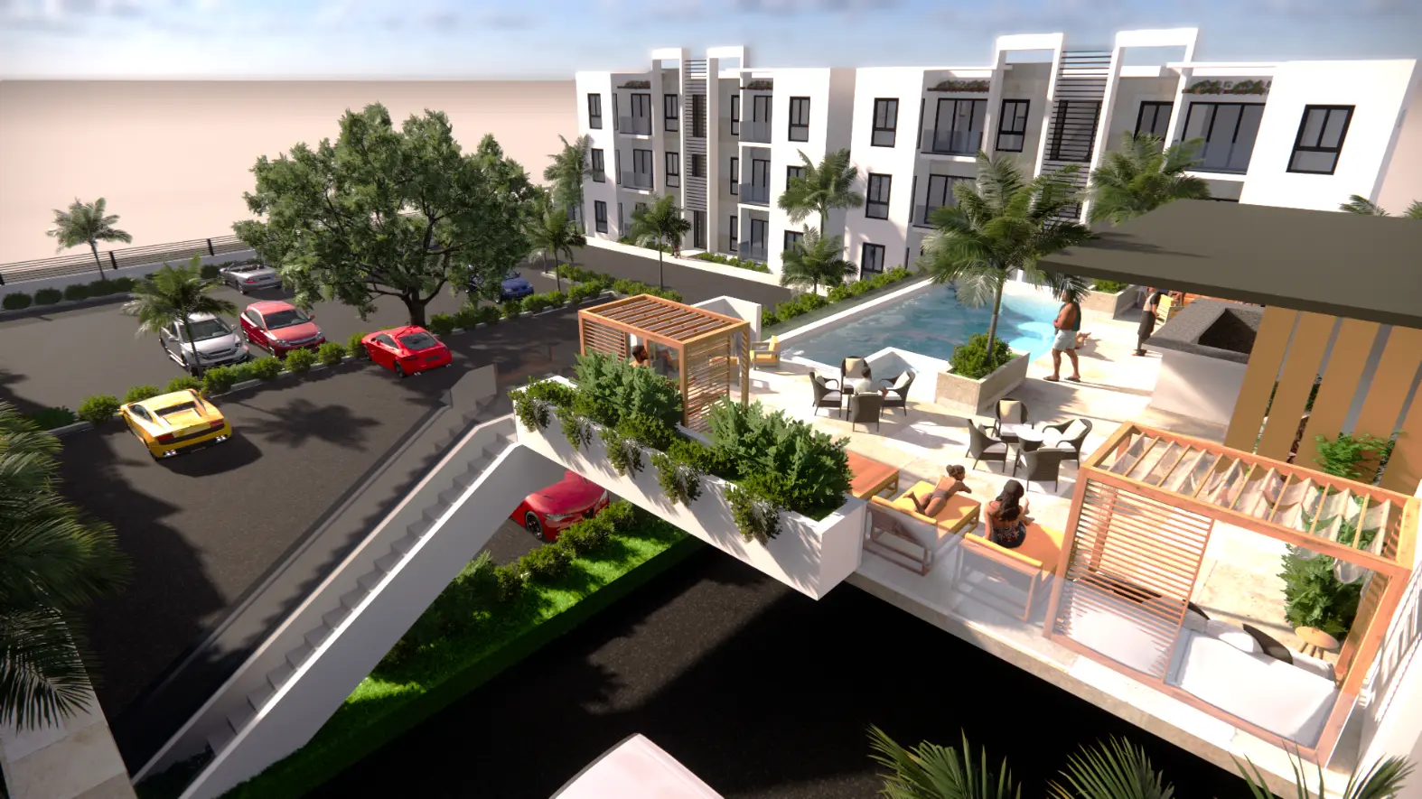 Punta Cana, three-bedroom apartment for sale with parking view — photo 10