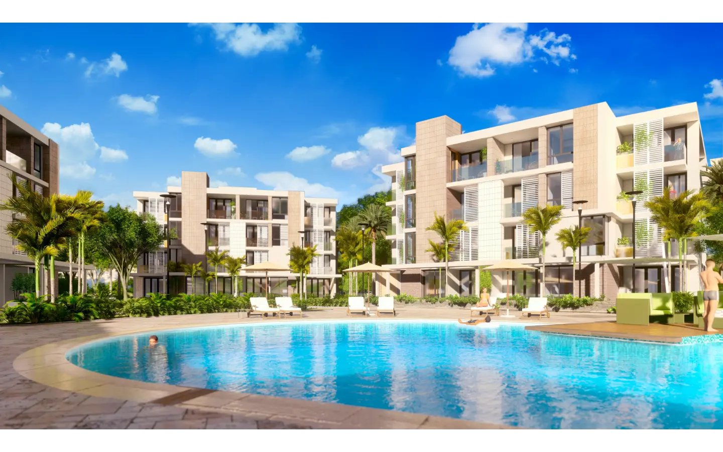 Residences at Vista Cana: One-Bedroom Apartment with Balcony for Sale in Punta Cana — photo 1