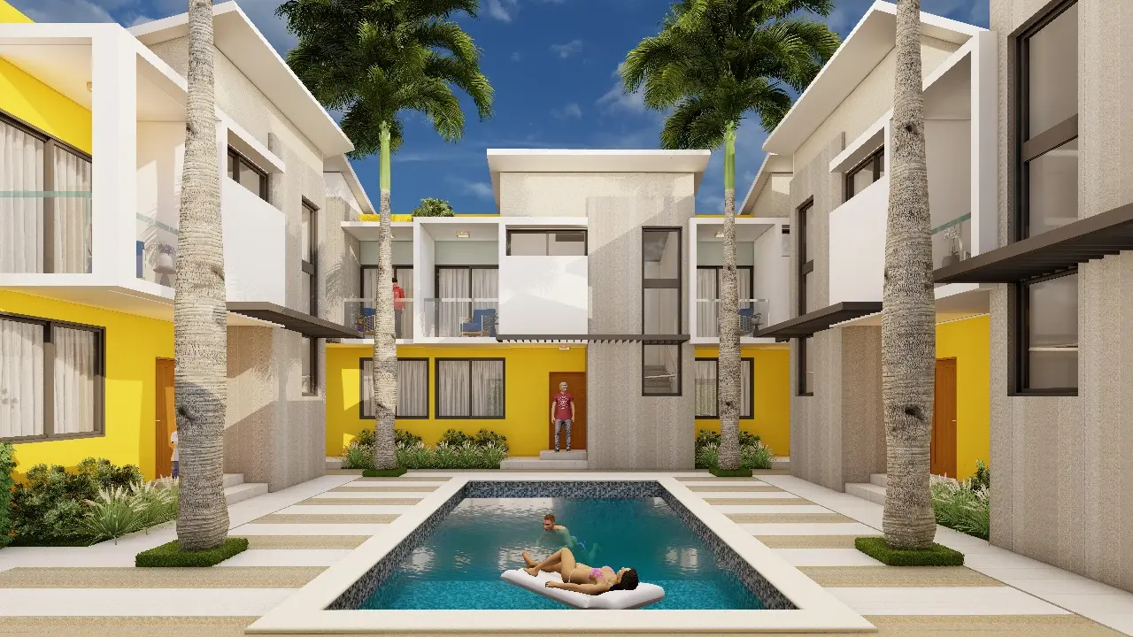 Sirope II, Three-bedroom villa for sale in White Sands, Punta Cana with Patio