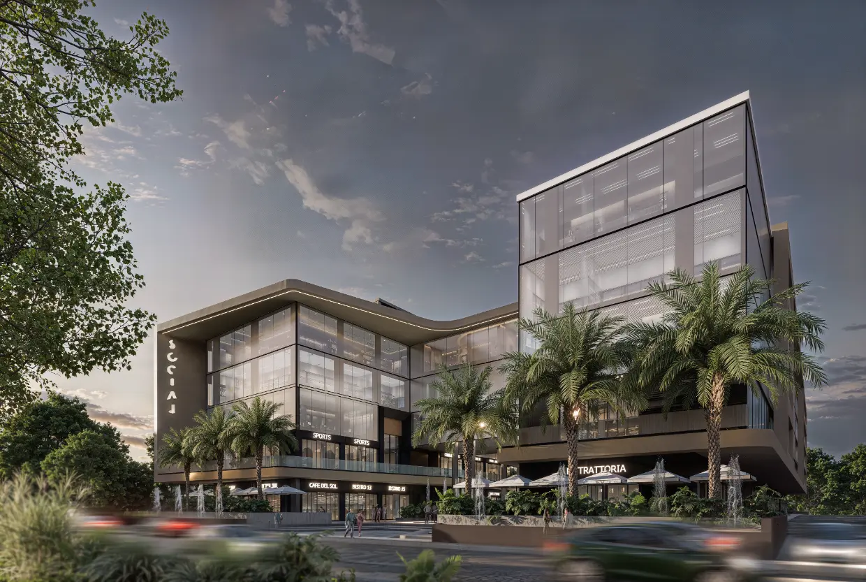 Social Business Center: Office for Sale with Exterior View in Downtown Punta Cana — photo 2