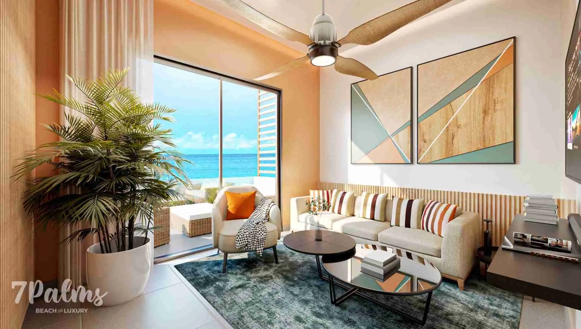 Stylish Two Bedroom Condo For Sale In Vista Cana, Punta Cana, With Balcony — photo 1