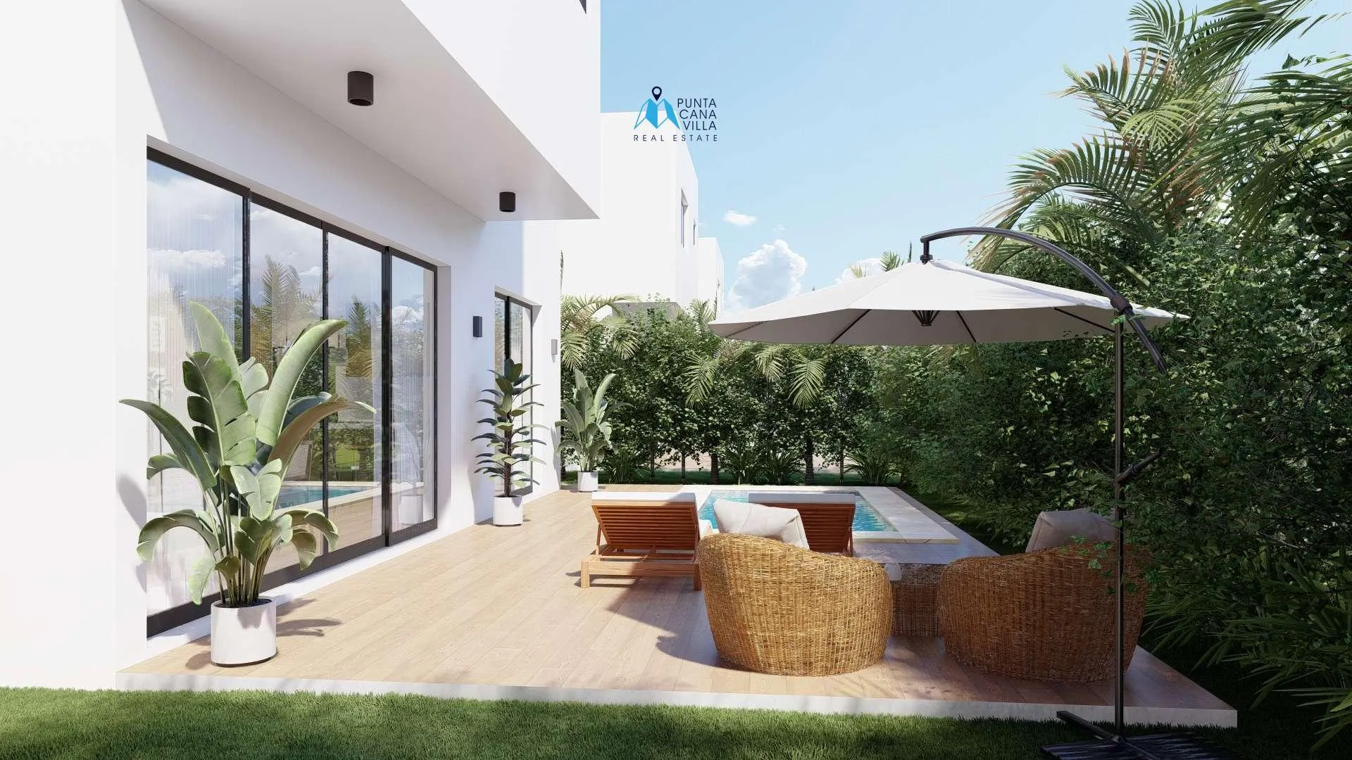 Sunlax, Three Bedroom Individual Villa for Sale at Vista Cana, Punta Cana with Balcony — photo 10