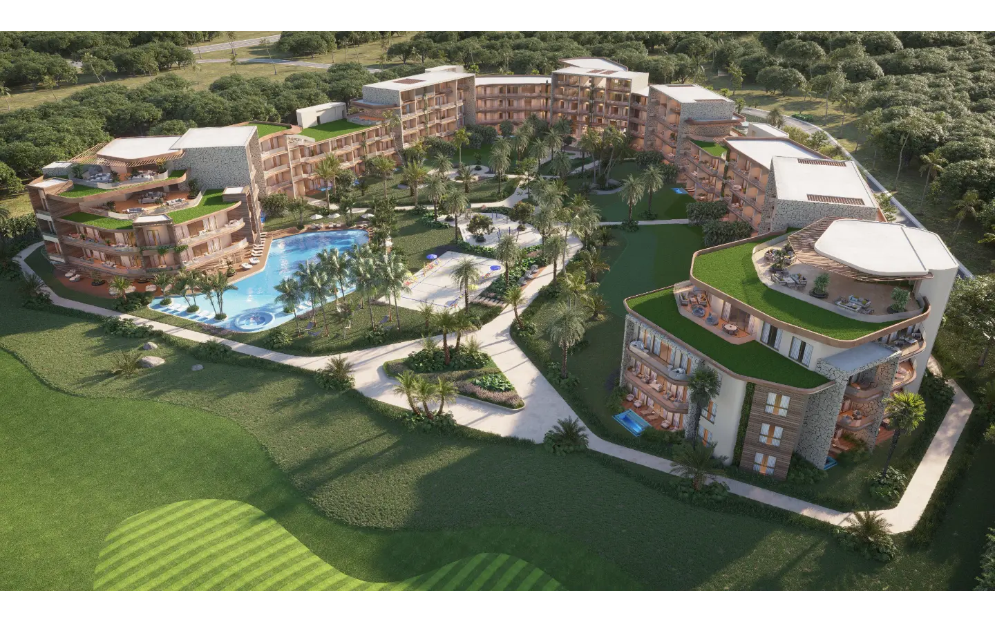 The One at Cap Cana: One-Bedroom Apartment for Sale in Las Iguanas with Green Areas — photo 2
