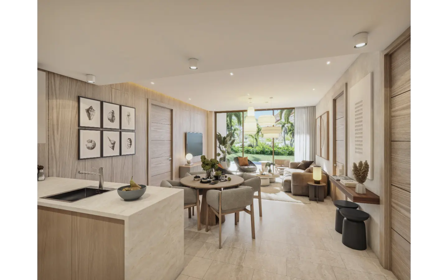 The One at Cap Cana: One-Bedroom Apartment for Sale in Las Iguanas with Green Areas — photo 8
