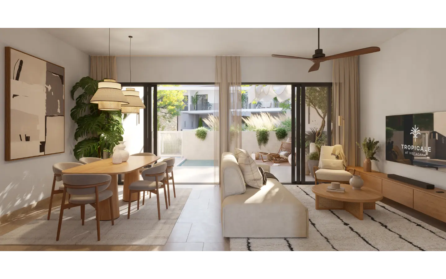 Tropicale: Vista Cana Three-Bedroom Townhouse with Terrace for Sale, Punta Cana — photo 8