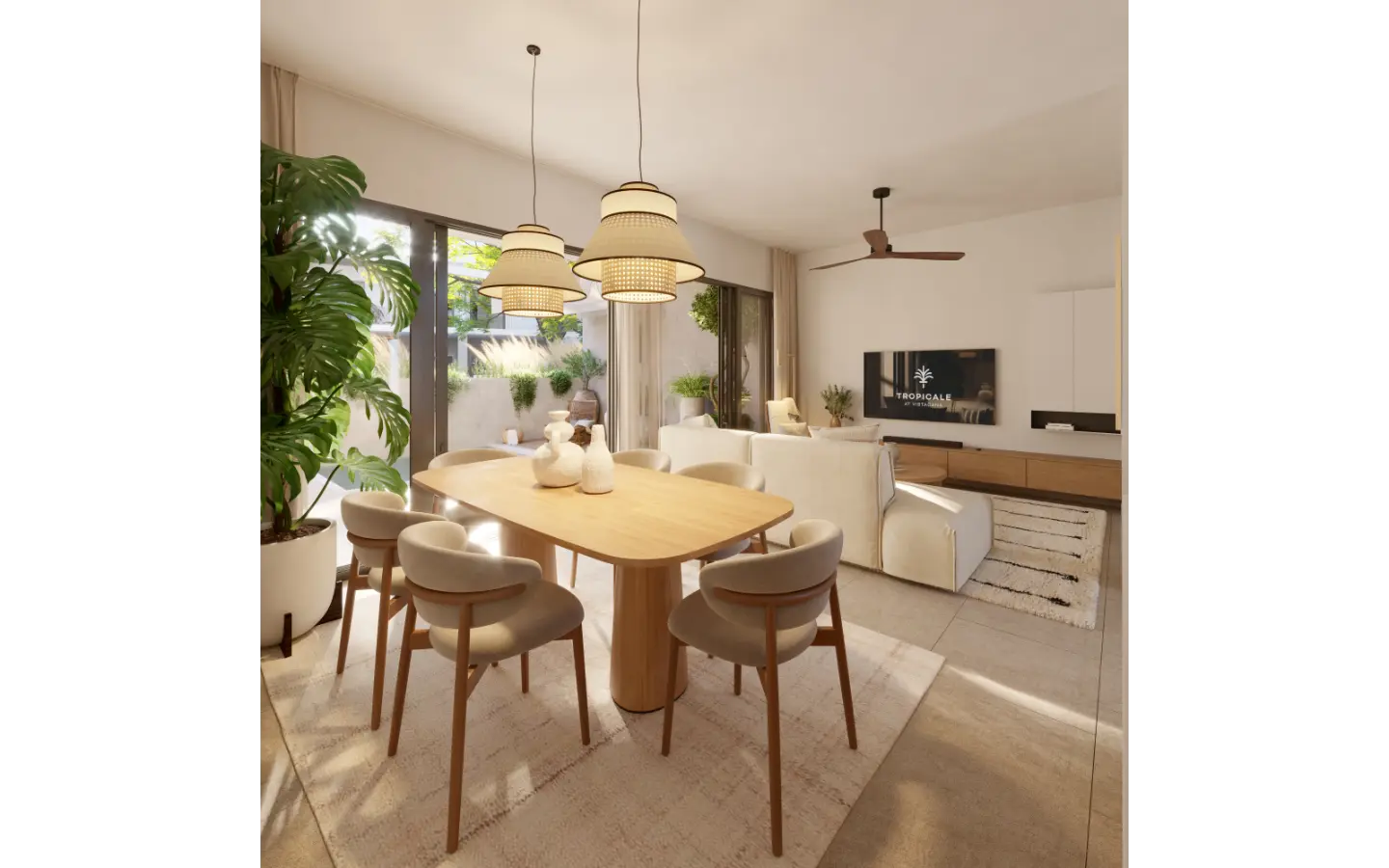 Tropicale: Vista Cana Three-Bedroom Townhouse with Terrace for Sale, Punta Cana — photo 9