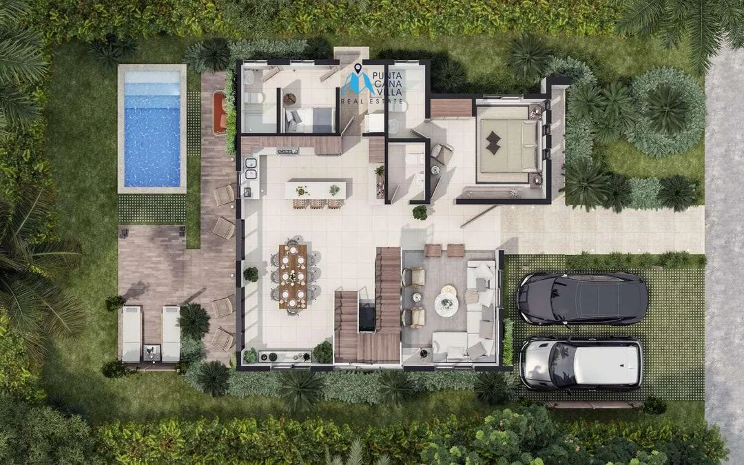 Vista Cana houses for sale, four bedroom house full of amenities — photo 2