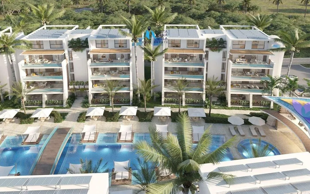 Vibes Waterfall Vista Cana, One-Bedroom Condo For Sale In Bavaro, Punta Cana — photo 1