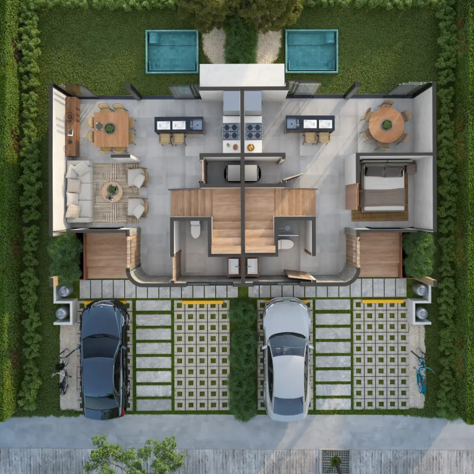 Vista Cana, Parque de Las Canas: Three-bedroom townhouse for sale located in the heart of Vista Cana — photo 3