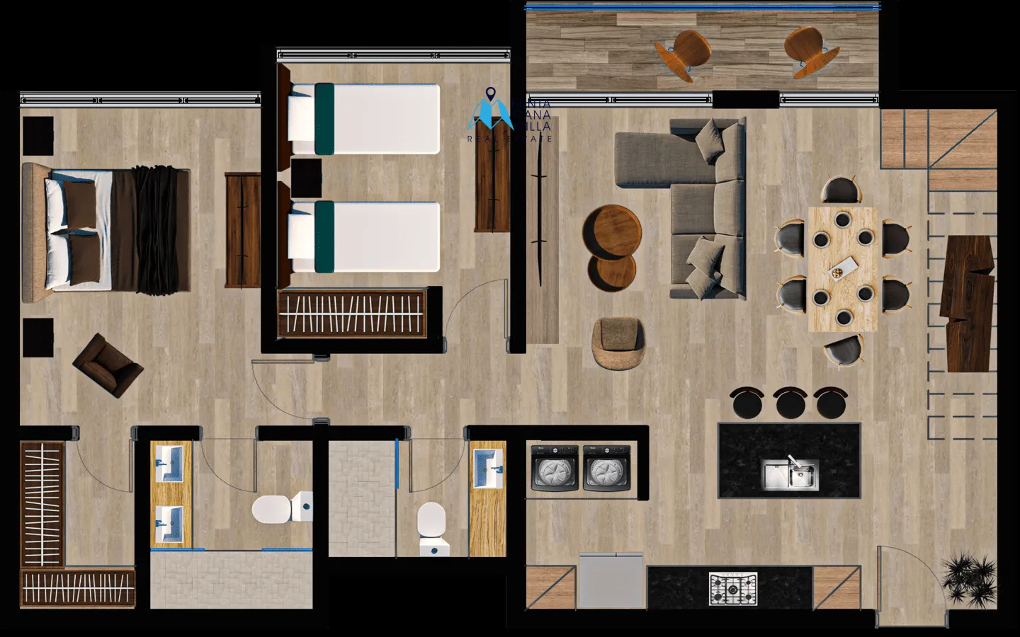 White Palms Beach Condos: Two Bedroom Condo For Sale In White Sands — photo 2