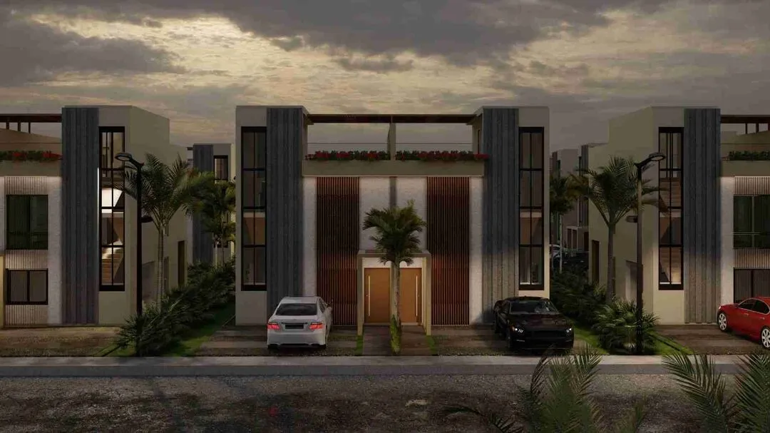 Trinitaria Residences I: Wonderful 2BR Townhouses for sale with Jacuzzi and BBQ in Punta Cana