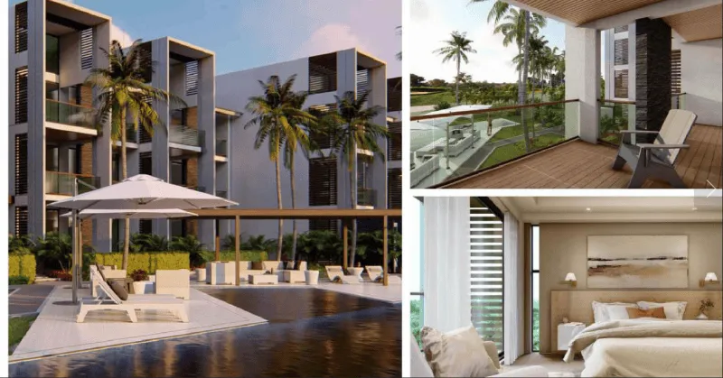 Wonderful Two-bedroom Condo for sale in Punta Cana with spectacular view of the pool and the golf course — photo 3
