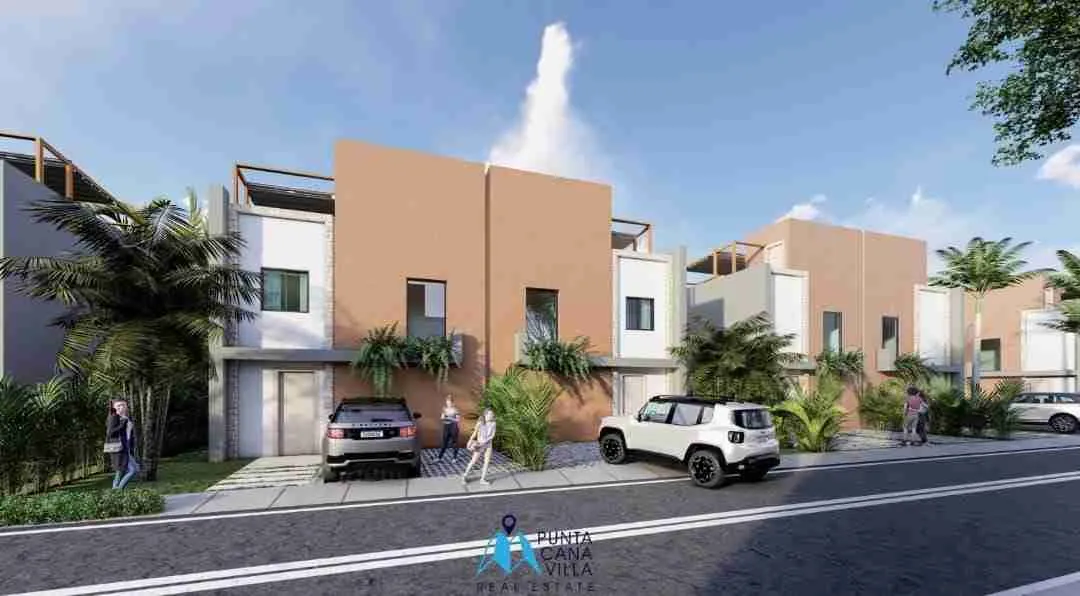 Wonderful Two Bedroom Villa For Sale In Bavaro, Punta Cana With Two Parking Spaces — photo 1